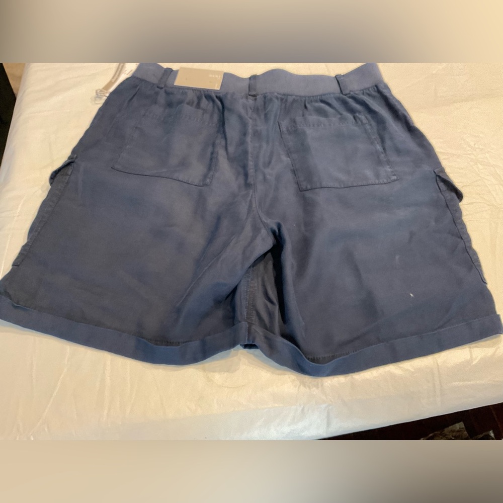 Soft Surroundings Men's Blue Cargo Shorts